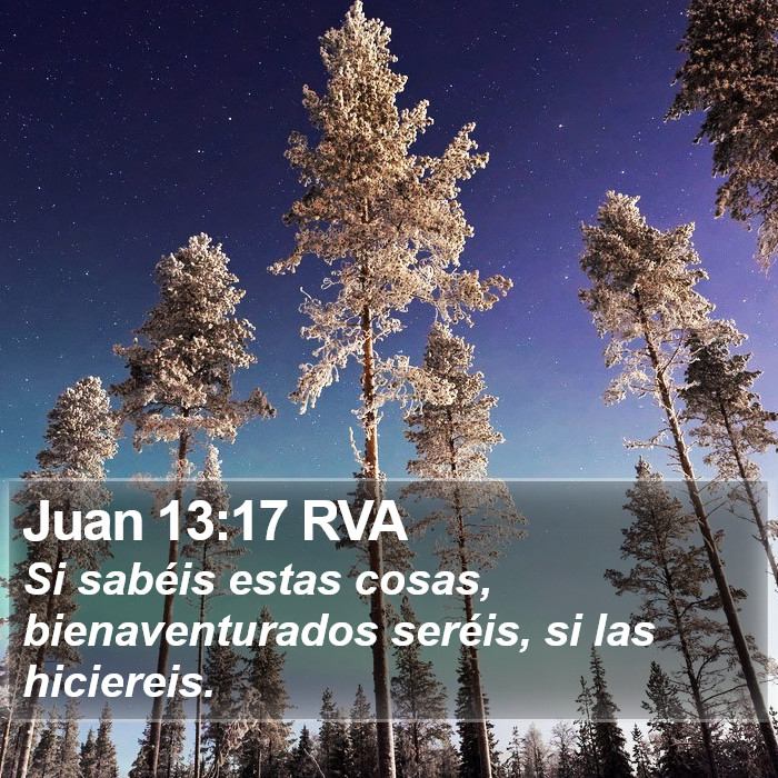 Juan 13:17 RVA Bible Study