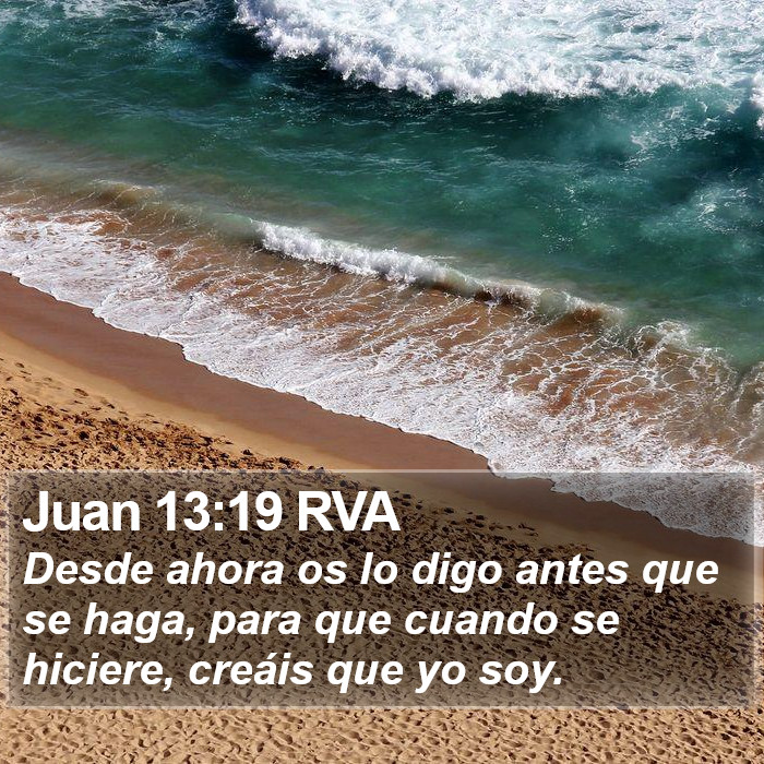 Juan 13:19 RVA Bible Study