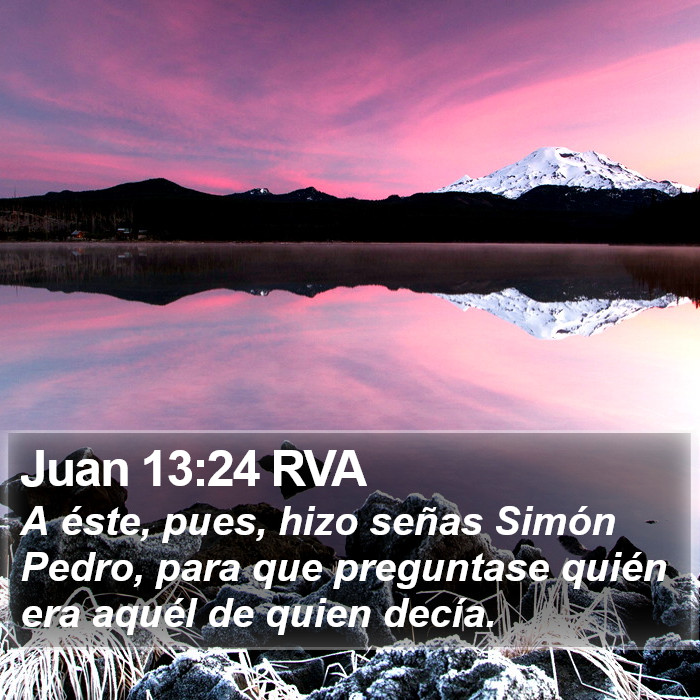 Juan 13:24 RVA Bible Study