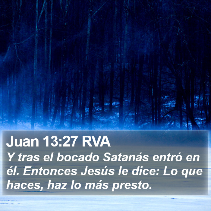 Juan 13:27 RVA Bible Study