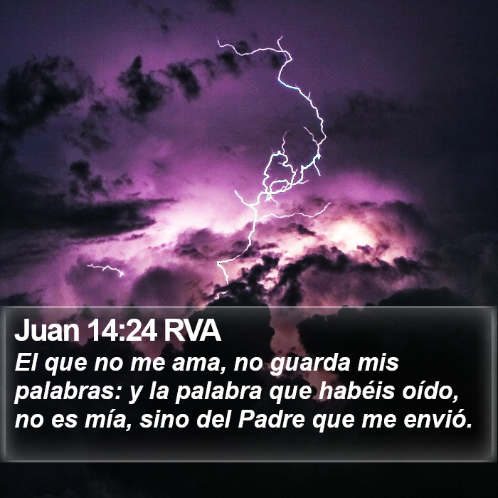 Juan 14:24 RVA Bible Study