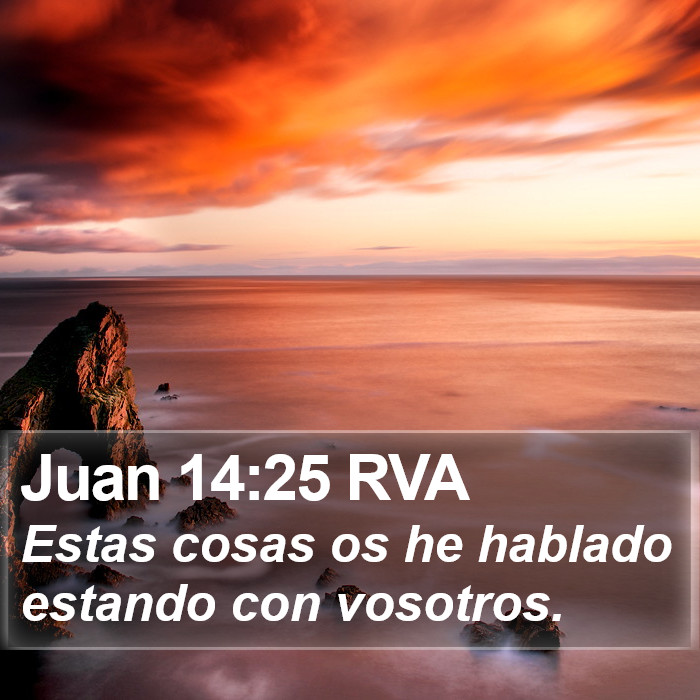 Juan 14:25 RVA Bible Study