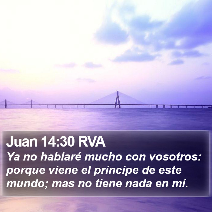 Juan 14:30 RVA Bible Study