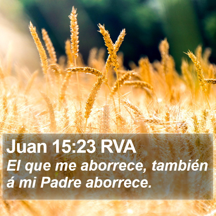 Juan 15:23 RVA Bible Study