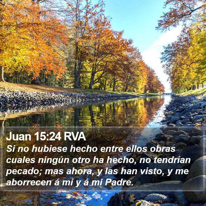 Juan 15:24 RVA Bible Study