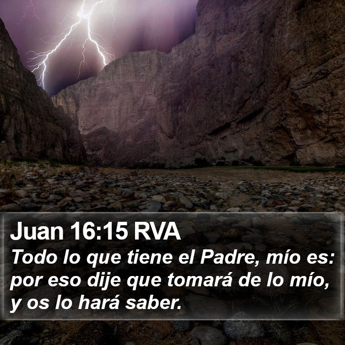 Juan 16:15 RVA Bible Study