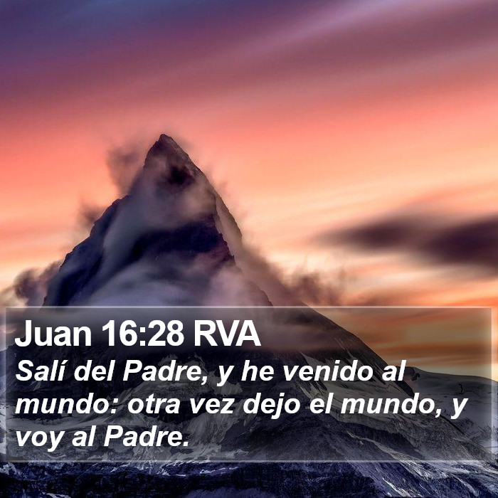 Juan 16:28 RVA Bible Study