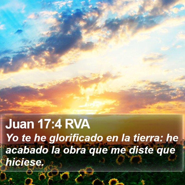 Juan 17:4 RVA Bible Study