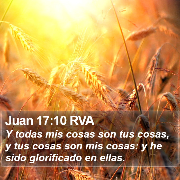 Juan 17:10 RVA Bible Study