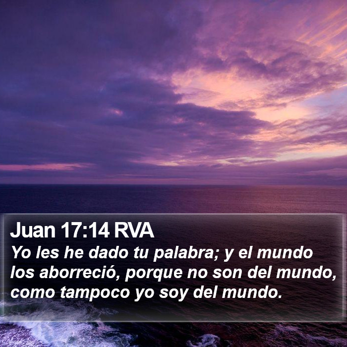 Juan 17:14 RVA Bible Study