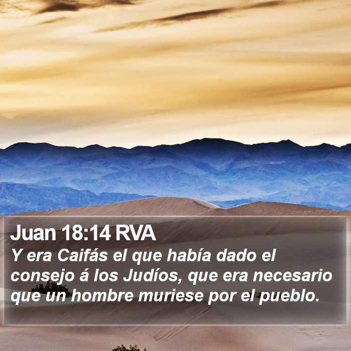 Juan 18:14 RVA Bible Study