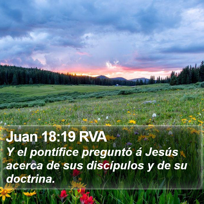 Juan 18:19 RVA Bible Study