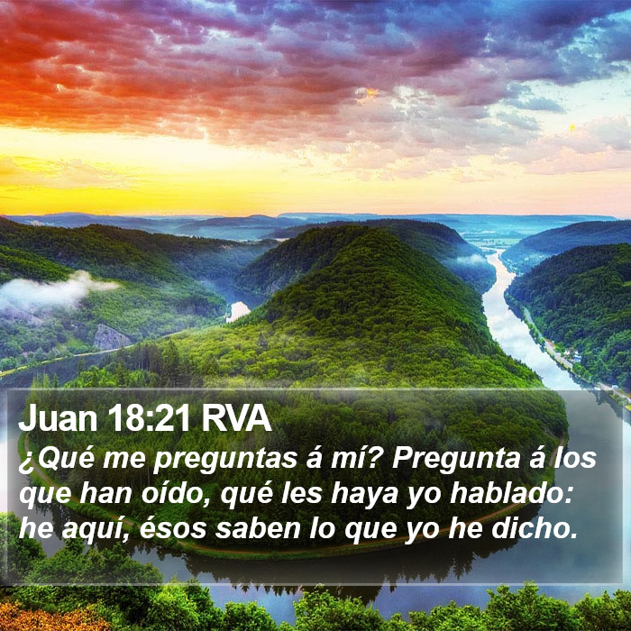 Juan 18:21 RVA Bible Study