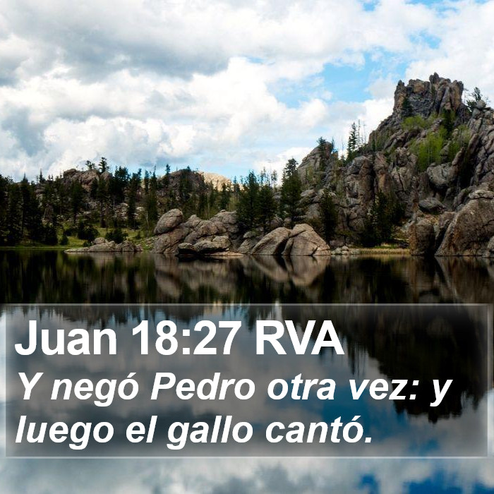 Juan 18:27 RVA Bible Study