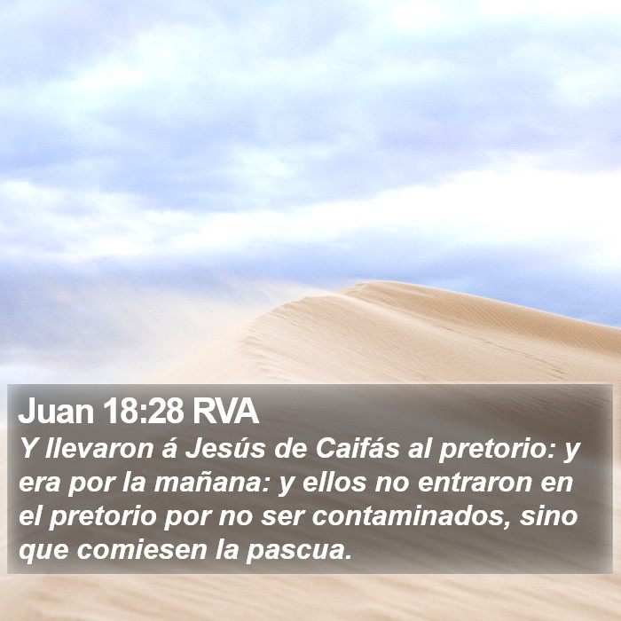 Juan 18:28 RVA Bible Study