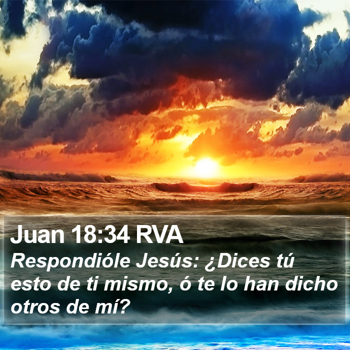 Juan 18:34 RVA Bible Study