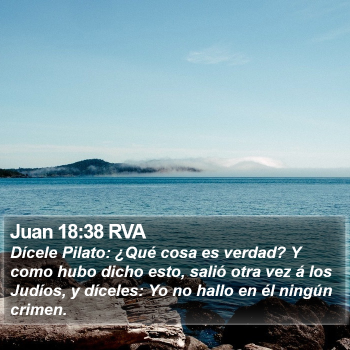 Juan 18:38 RVA Bible Study