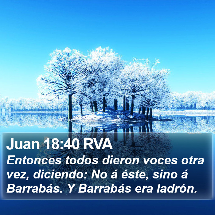 Juan 18:40 RVA Bible Study