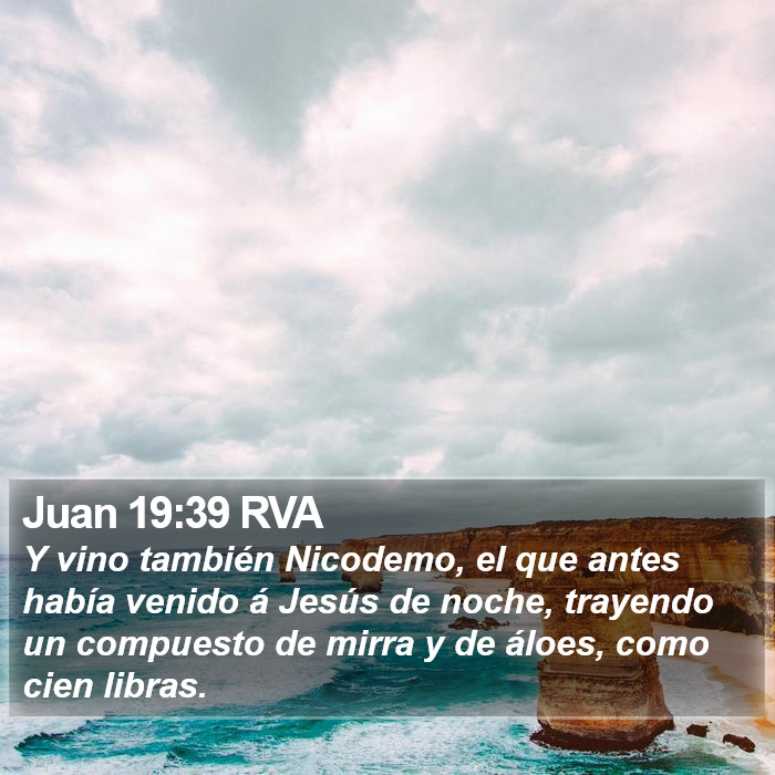 Juan 19:39 RVA Bible Study