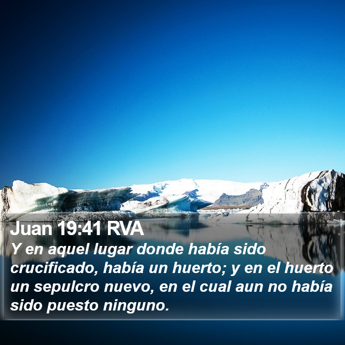 Juan 19:41 RVA Bible Study