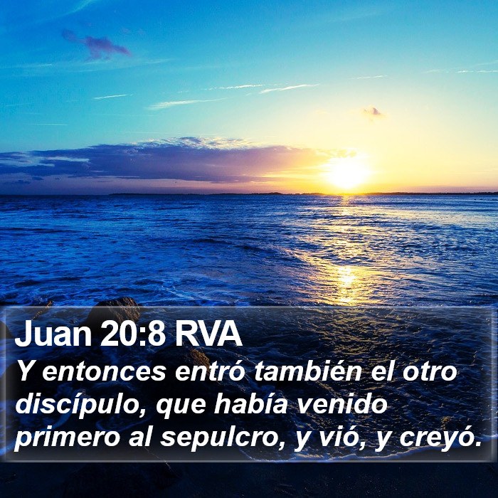 Juan 20:8 RVA Bible Study