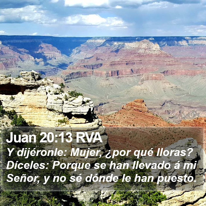 Juan 20:13 RVA Bible Study