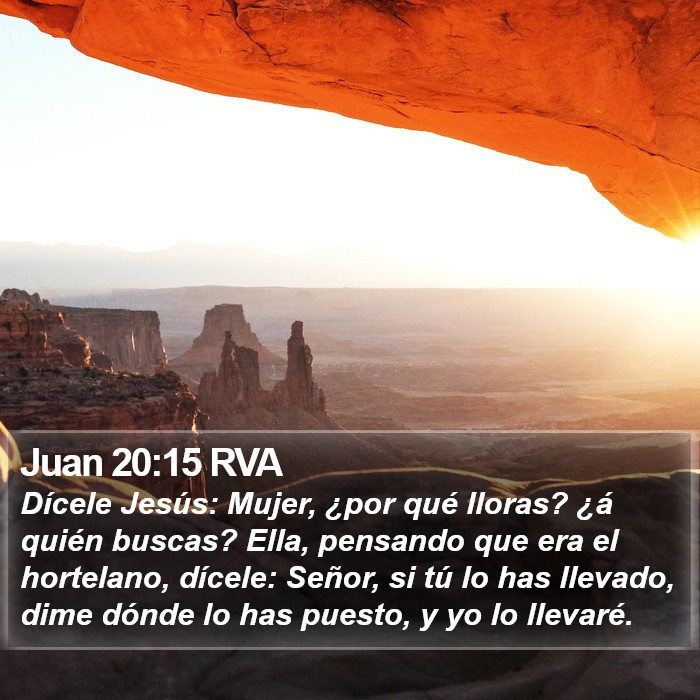 Juan 20:15 RVA Bible Study