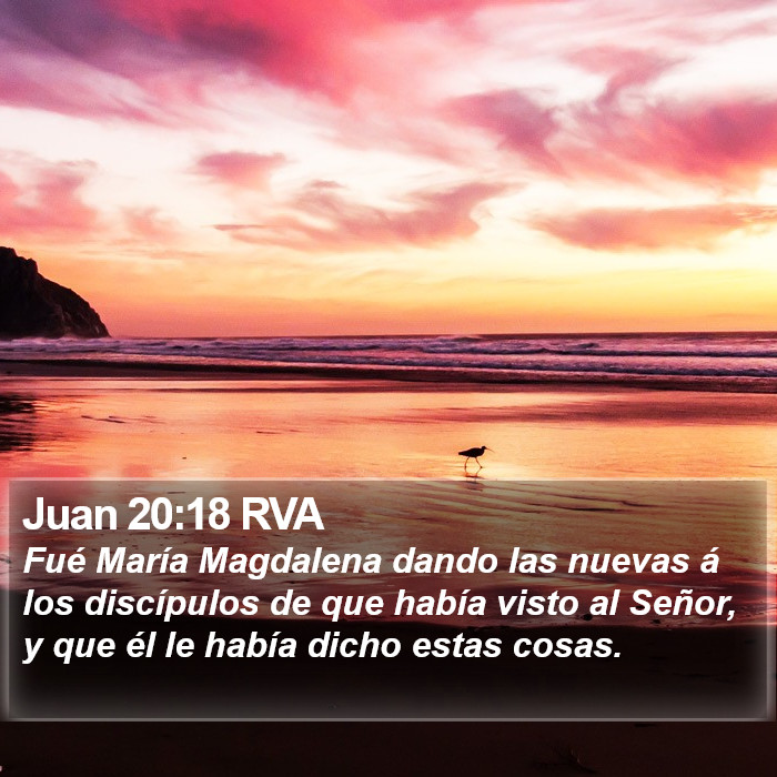 Juan 20:18 RVA Bible Study