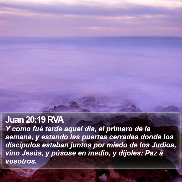 Juan 20:19 RVA Bible Study