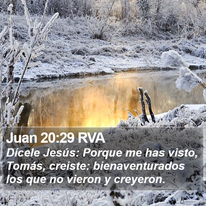 Juan 20:29 RVA Bible Study