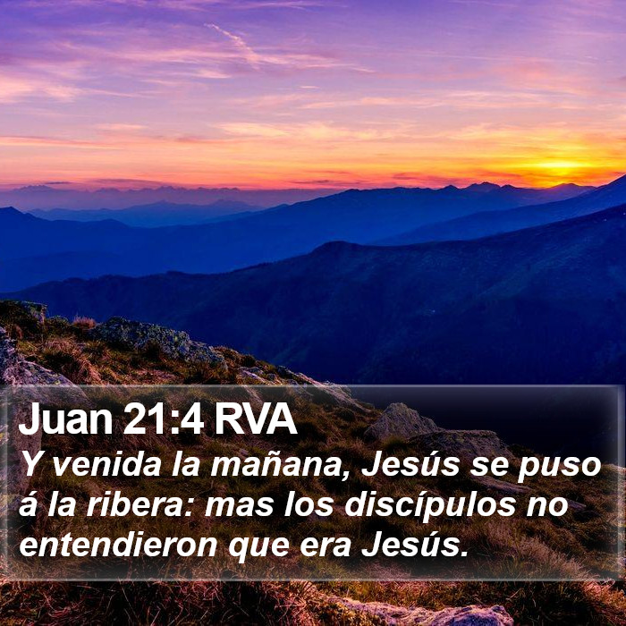 Juan 21:4 RVA Bible Study