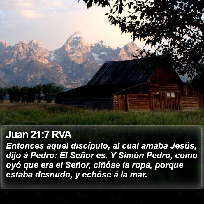 Juan 21:7 RVA Bible Study