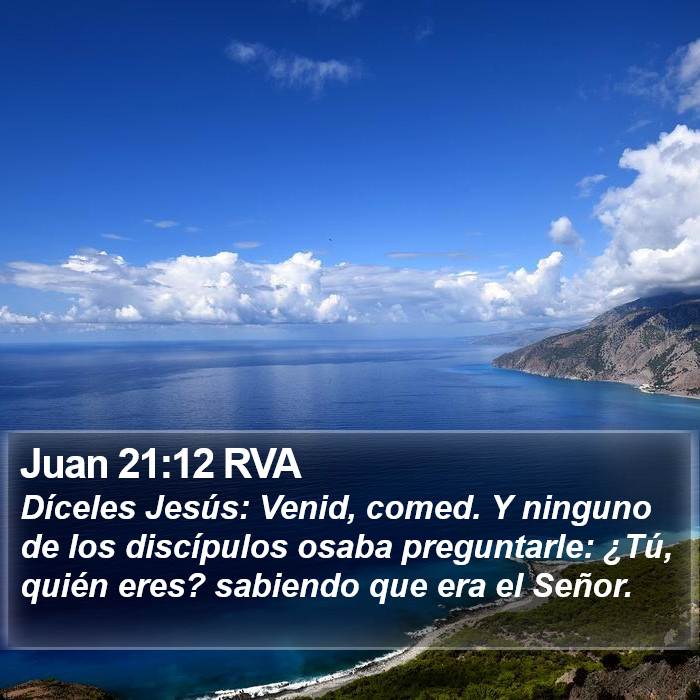 Juan 21:12 RVA Bible Study