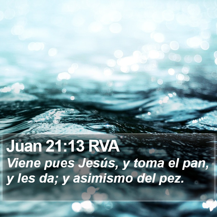 Juan 21:13 RVA Bible Study