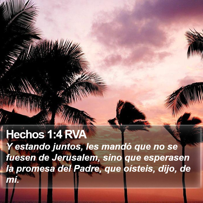 Hechos 1:4 RVA Bible Study