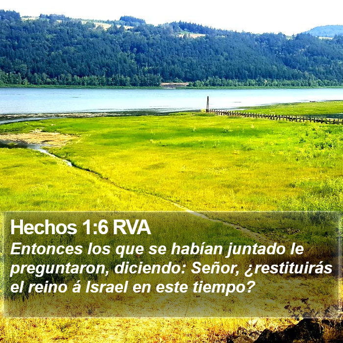 Hechos 1:6 RVA Bible Study