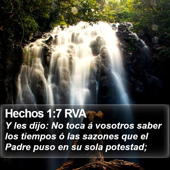 Hechos 1:7 RVA Bible Study