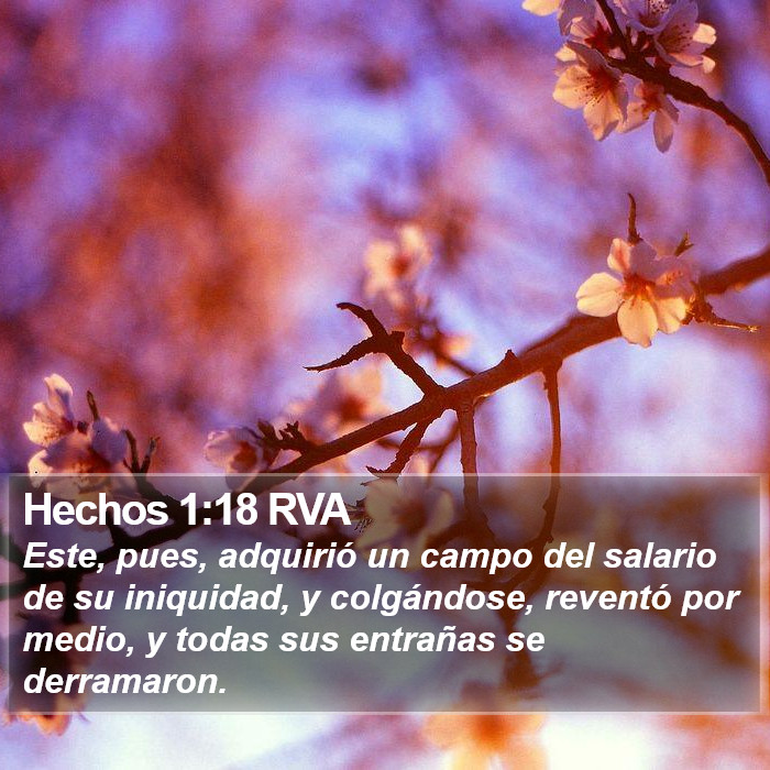 Hechos 1:18 RVA Bible Study