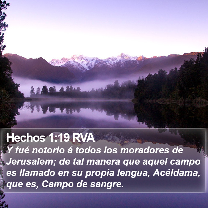 Hechos 1:19 RVA Bible Study