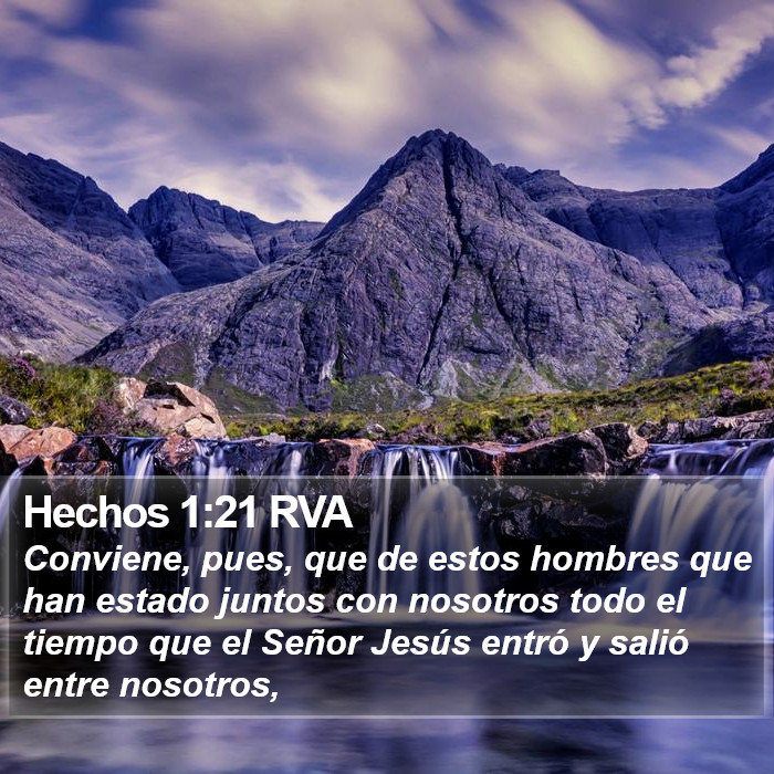 Hechos 1:21 RVA Bible Study