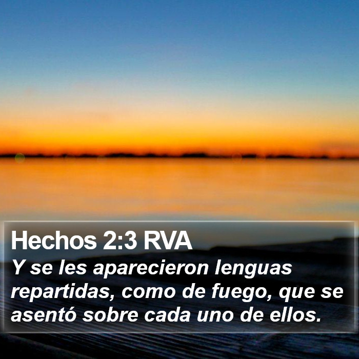 Hechos 2:3 RVA Bible Study