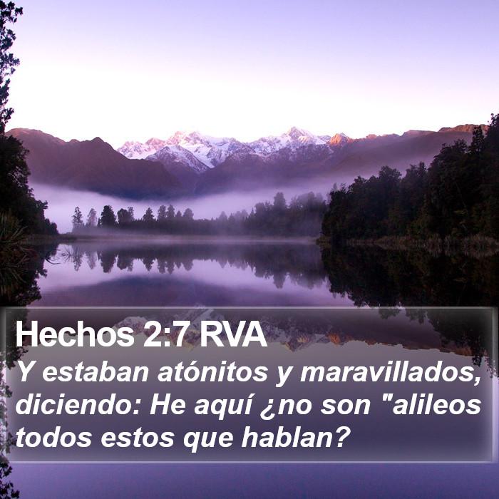 Hechos 2:7 RVA Bible Study