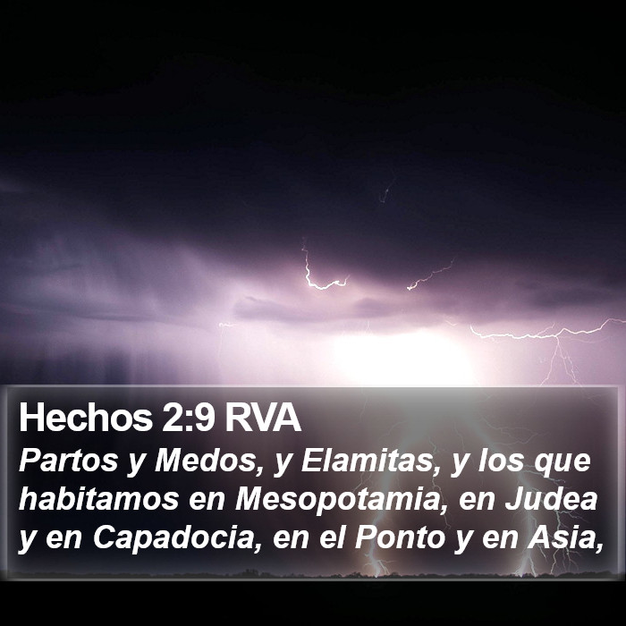 Hechos 2:9 RVA Bible Study