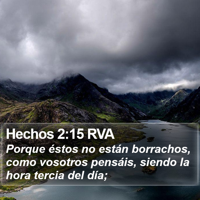 Hechos 2:15 RVA Bible Study