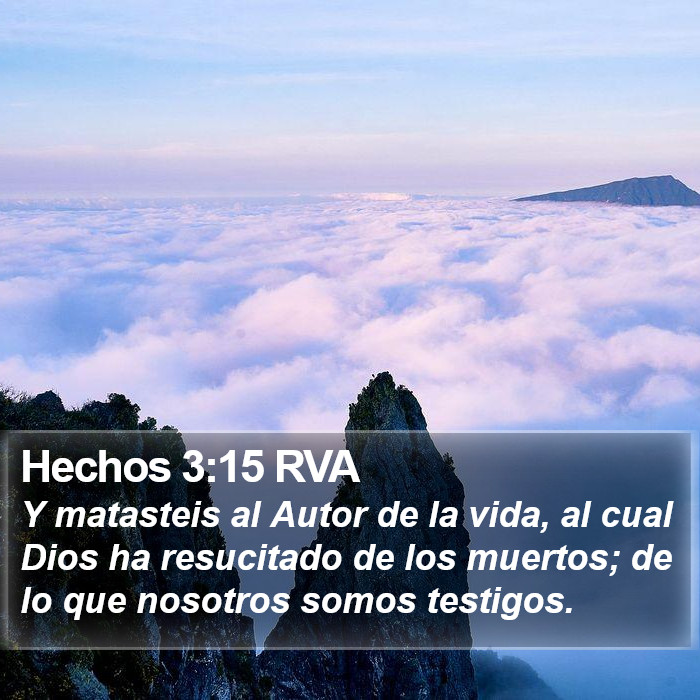 Hechos 3:15 RVA Bible Study