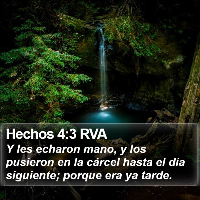 Hechos 4:3 RVA Bible Study