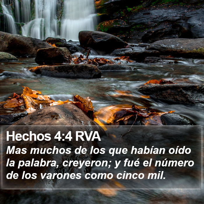 Hechos 4:4 RVA Bible Study