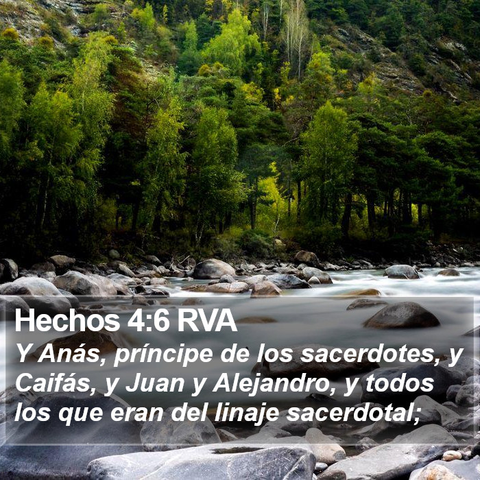 Hechos 4:6 RVA Bible Study