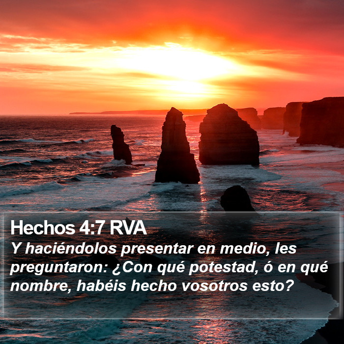 Hechos 4:7 RVA Bible Study