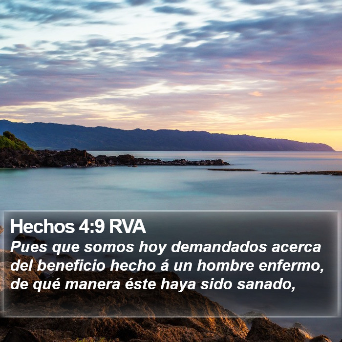 Hechos 4:9 RVA Bible Study